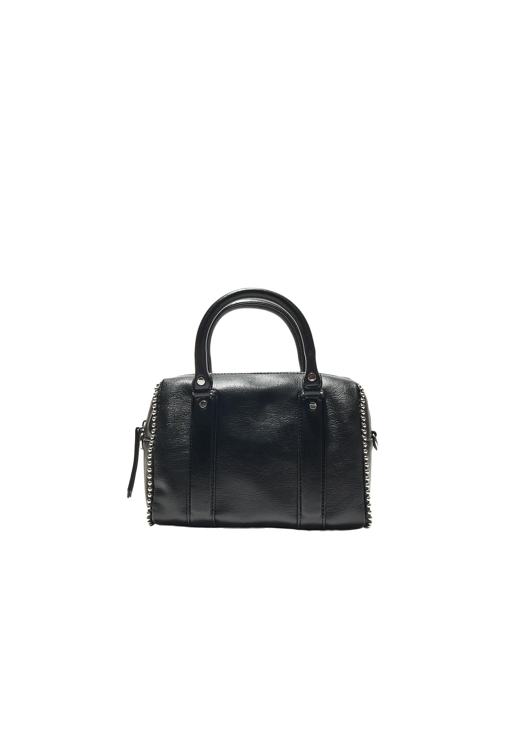 Studded bowling bag — Black