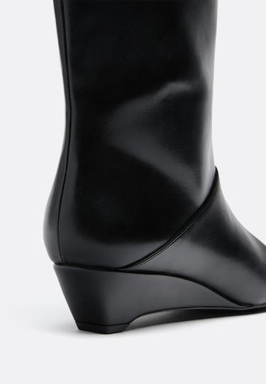 Wedge heel boots — BLACK  3