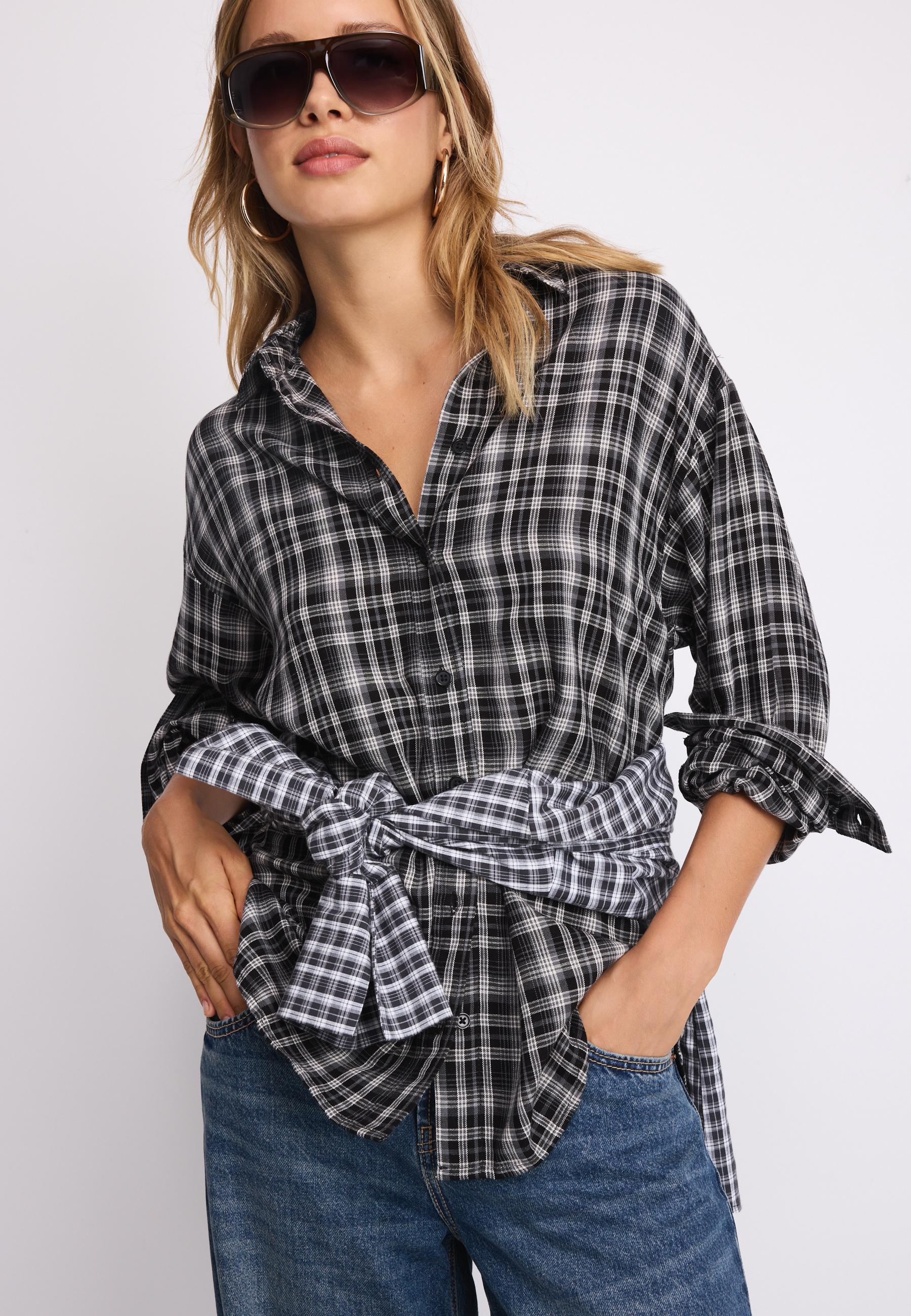 Adjustable regular shirt — Black