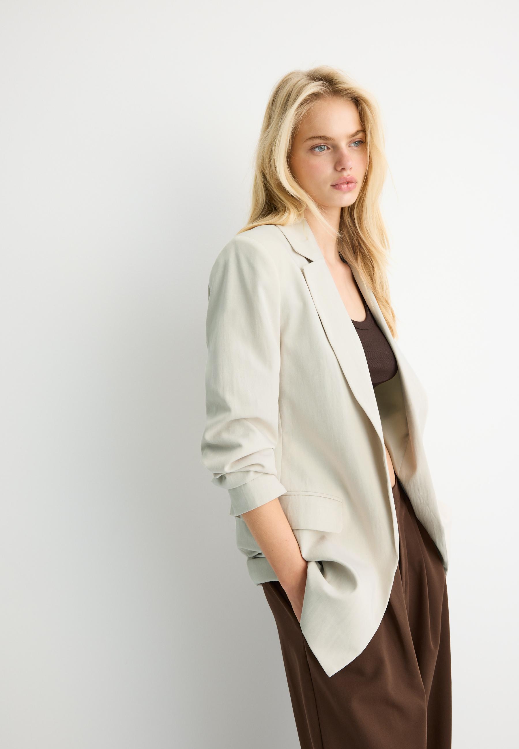 Basic rustic blazer — Ice