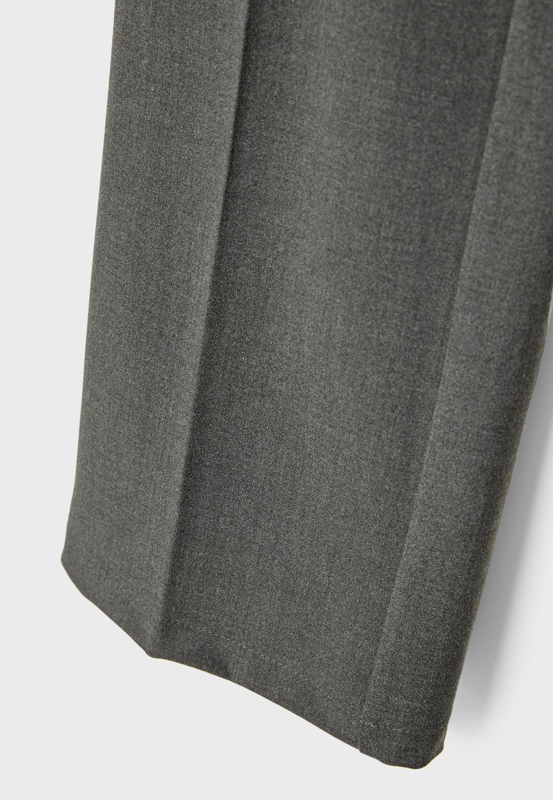 Wide-leg trousers — Dark grey