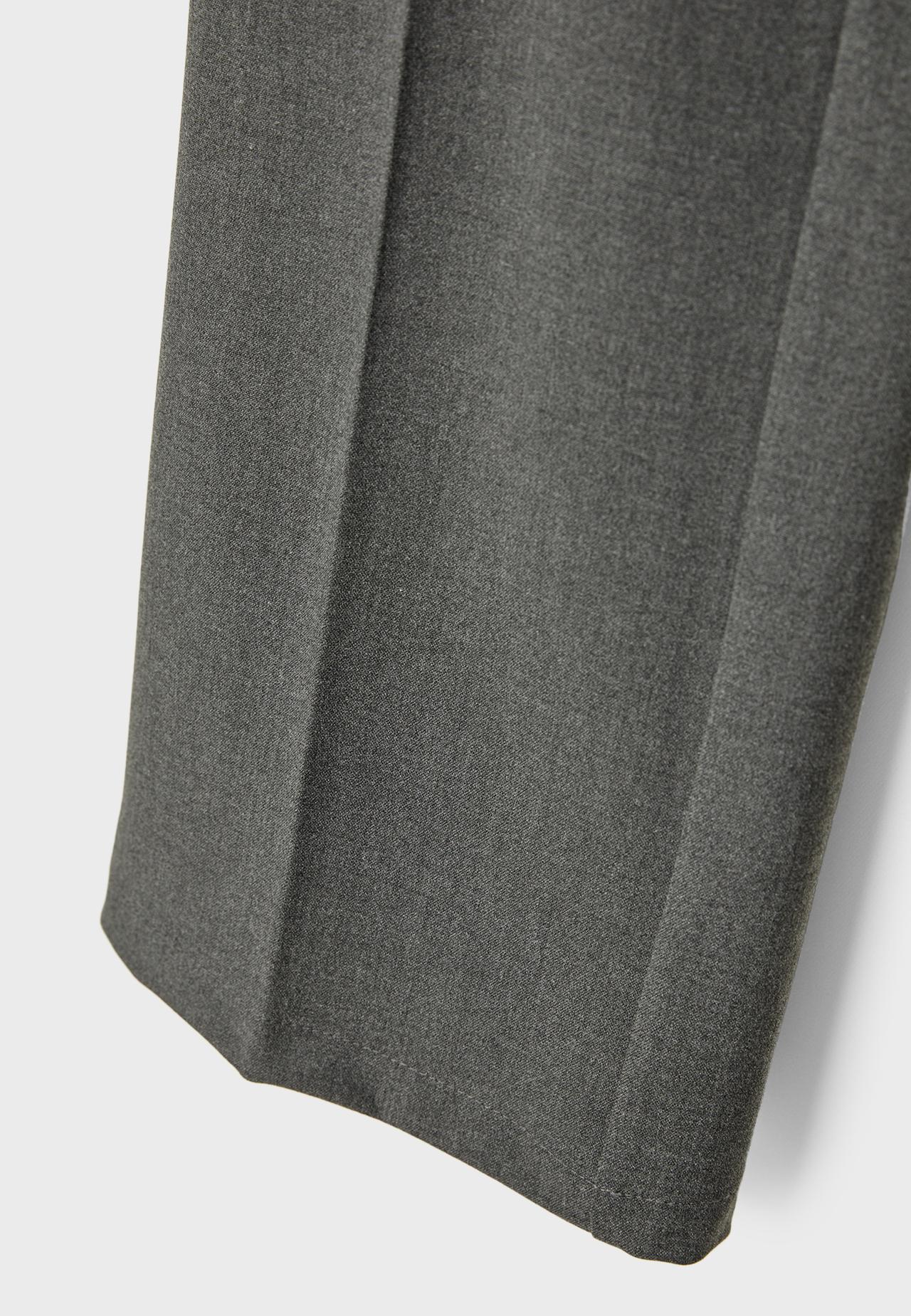 Wide-leg trousers — Dark grey