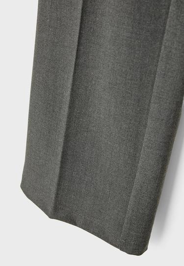 Wide-leg trousers — Dark grey 9