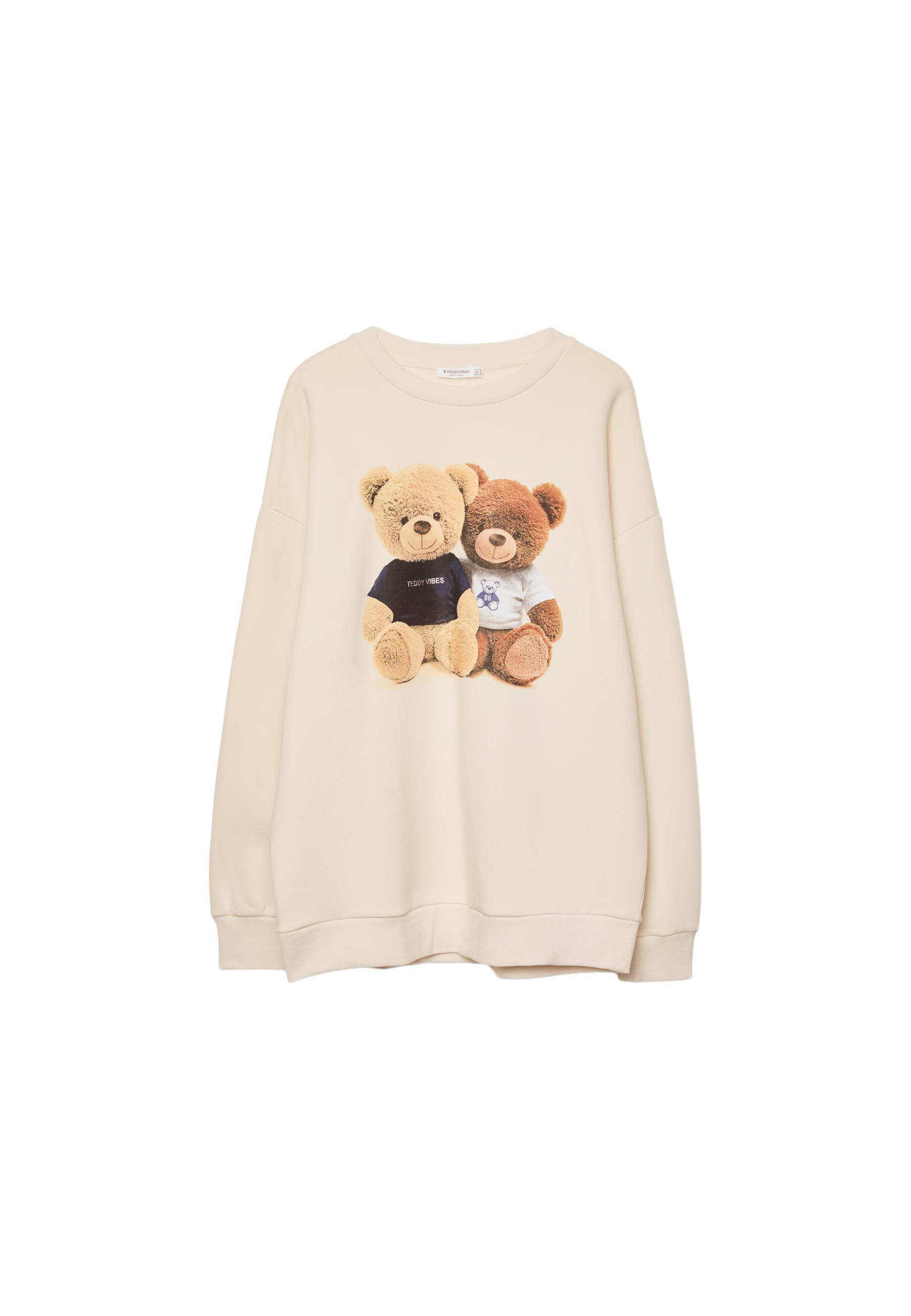 トップス doublet violent stuff bear print sweat doublet / VIOLENT STUFF BEAR PRINT SWEAT SHIRT-doublet