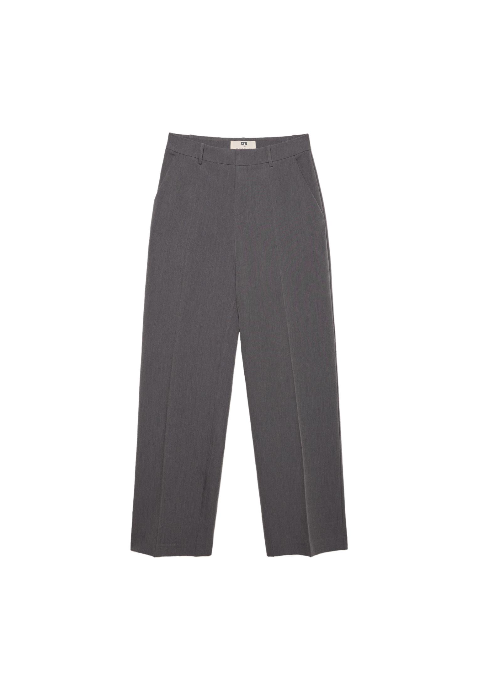 Smart trousers with pockets — Dark grey