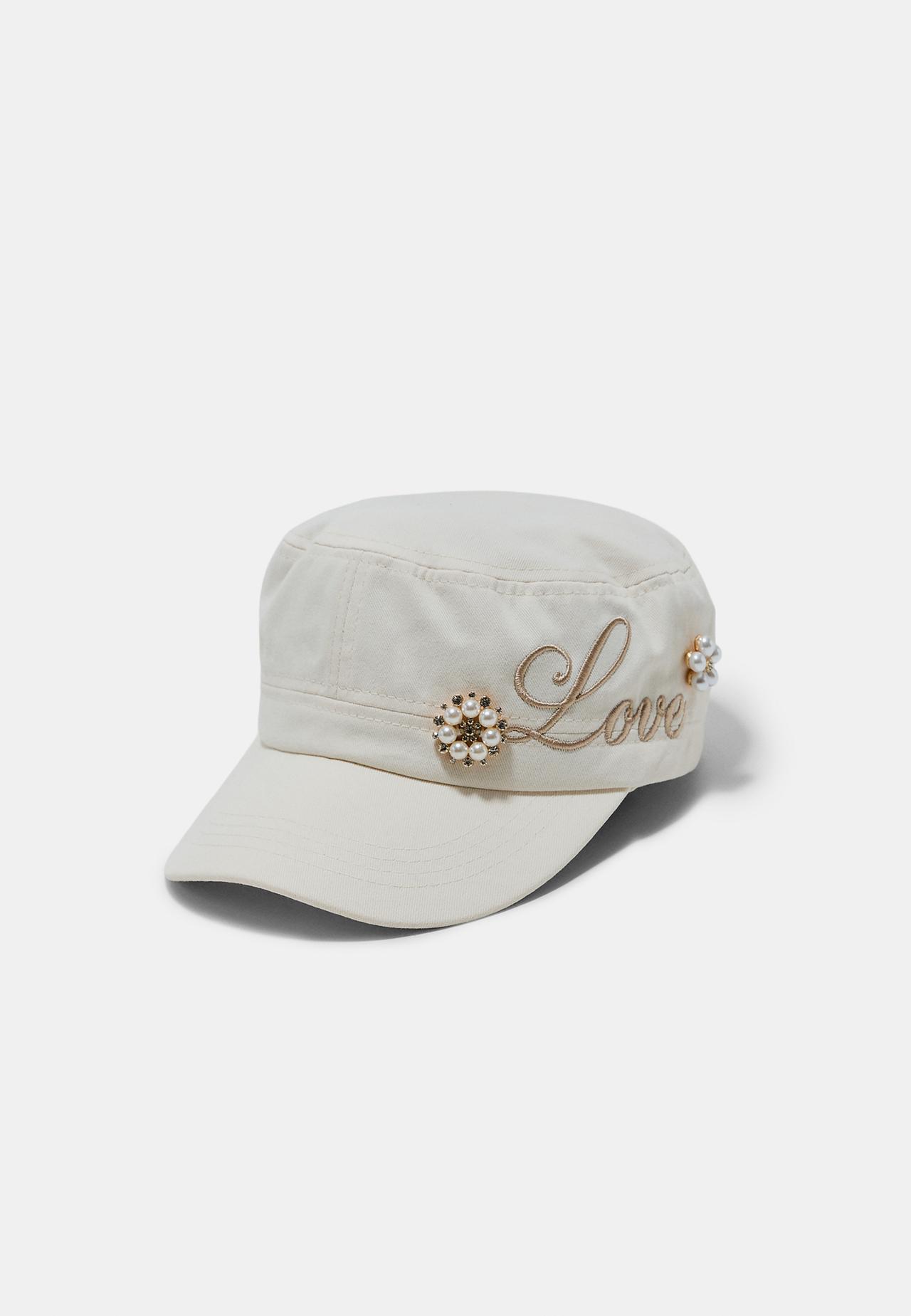 Love cap — Ecru