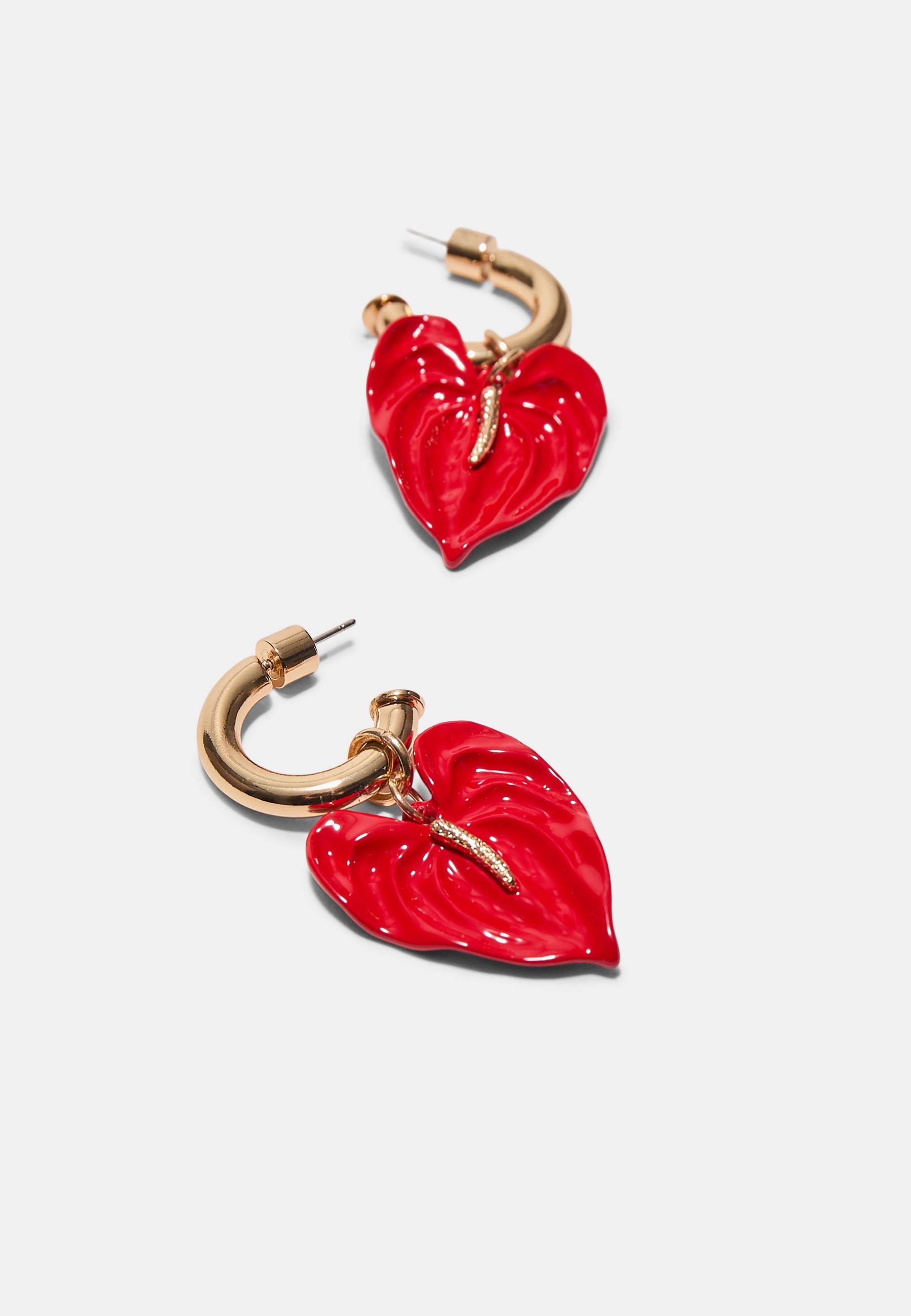 Flower earrings — Gold