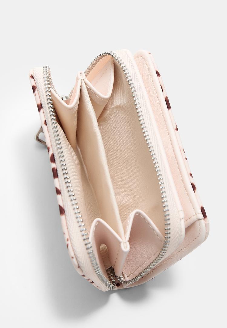 monedero cremallera estampado