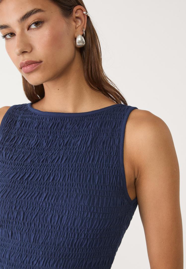 gathered t shirt with ruffles