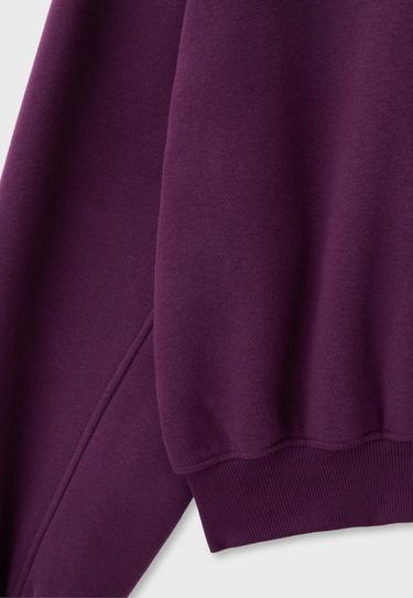 Basic sweatshirt — Dark purple 9