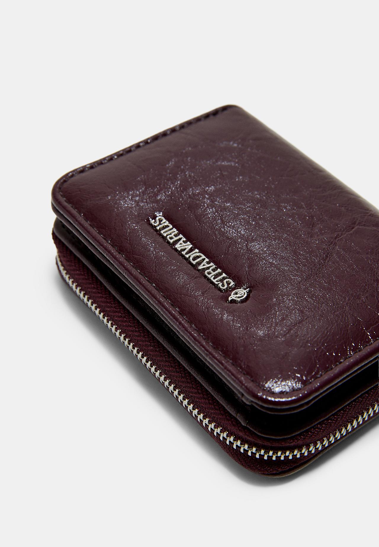 Rectangular purse — Burgundy