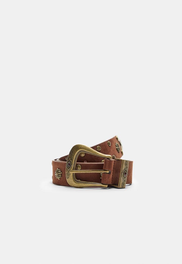 Stradivarius Bælte Med Runde Nitter 70