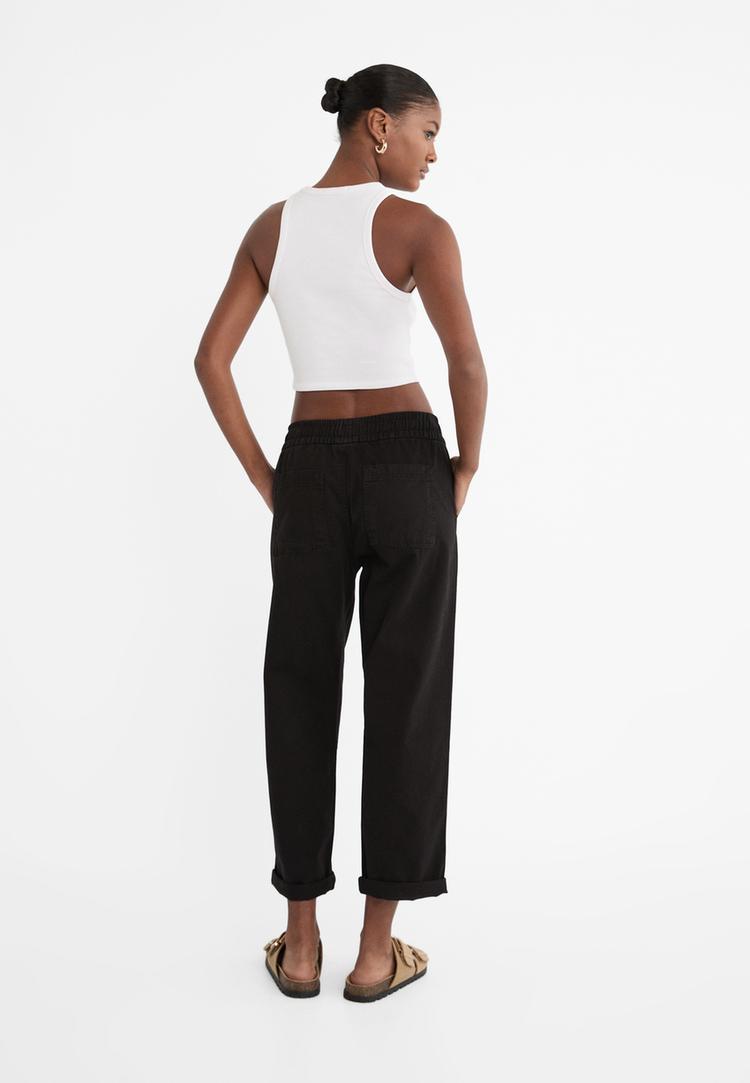 pantalon fluido sarga