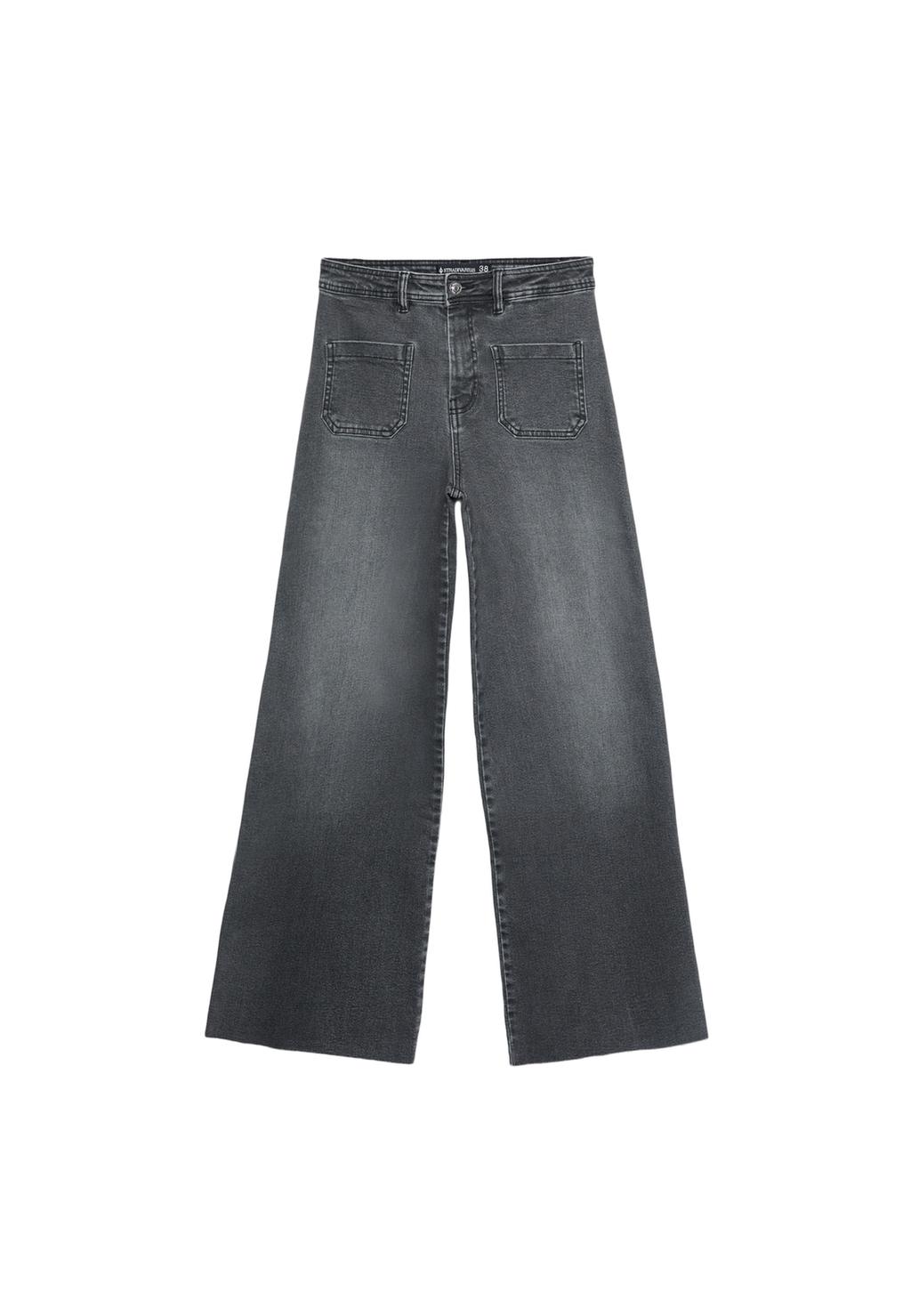 Jeans straight fit bolsillos