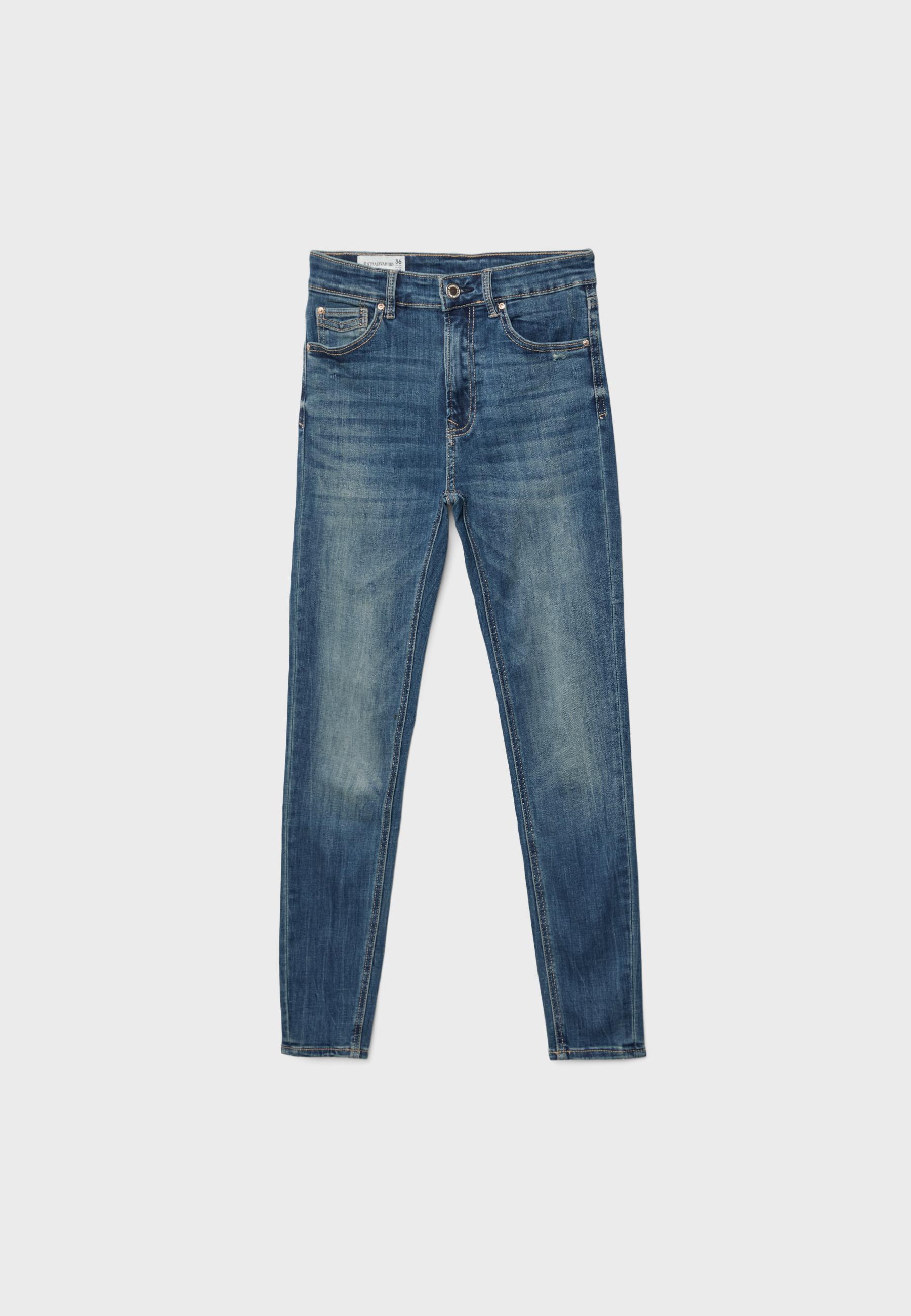 D07 high-waist jeans — RINSE BLUE DENIM