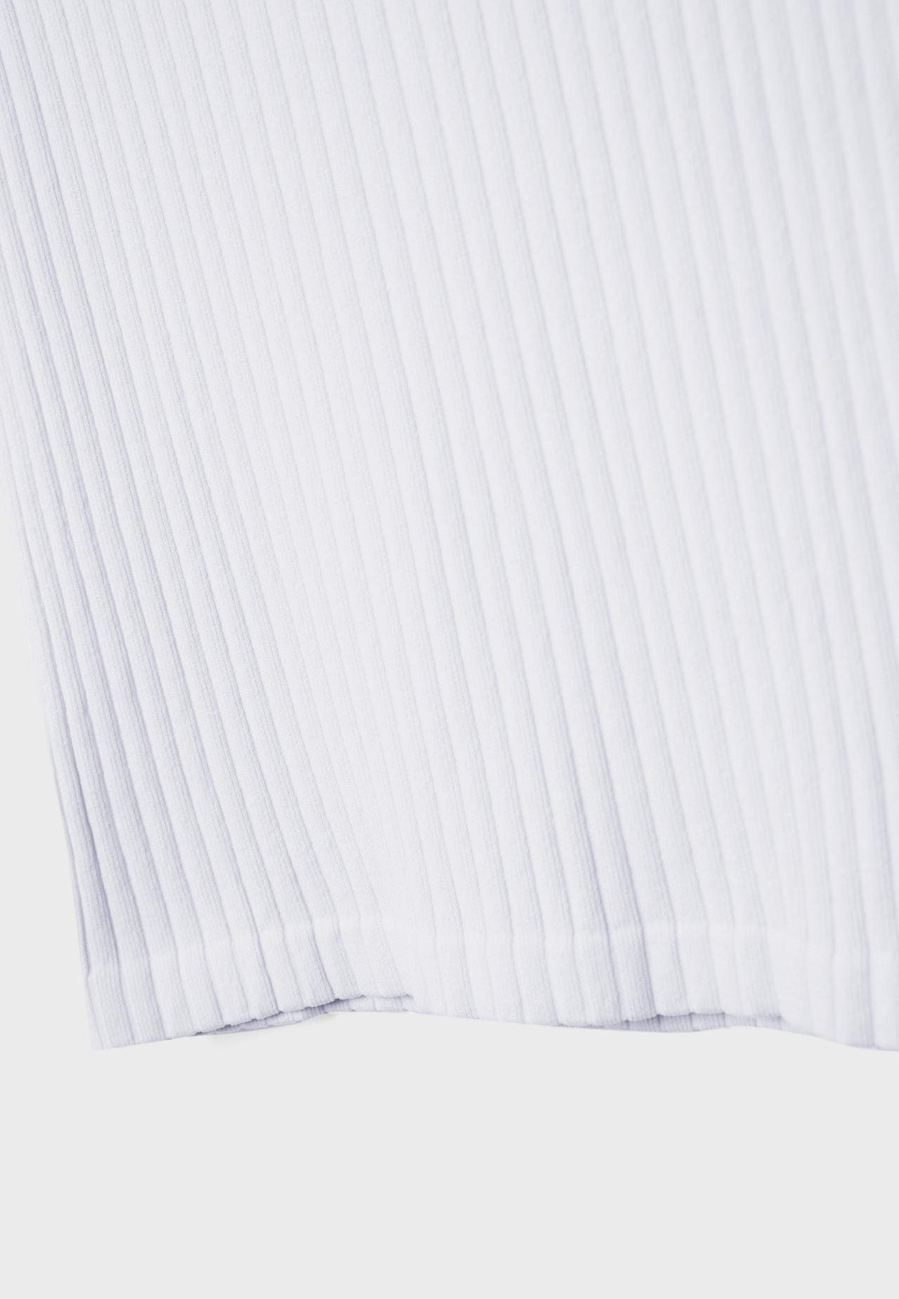 Basic seamless polo T-shirt — White