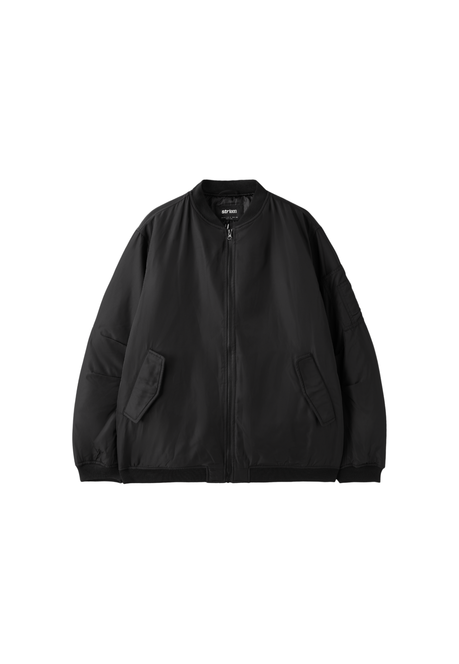 Oversize bomber jacket — Black