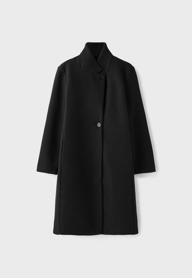 Soft-touch basic coat — Black 7