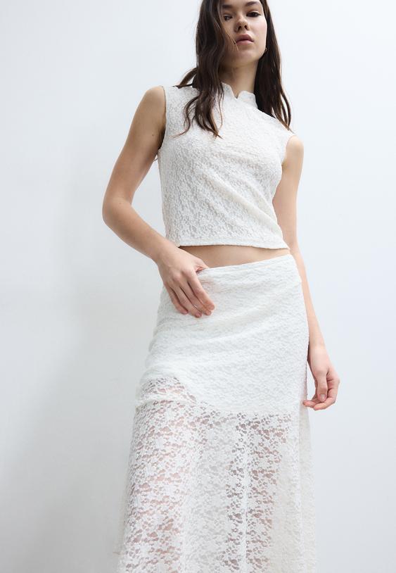 qipao tarz dantel t shirt