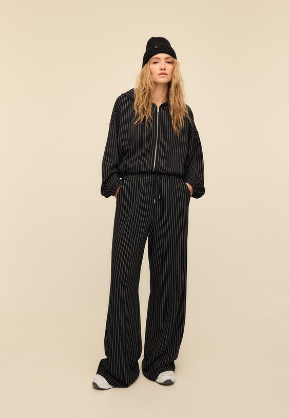 pantalon jogger palazzo tacto suave