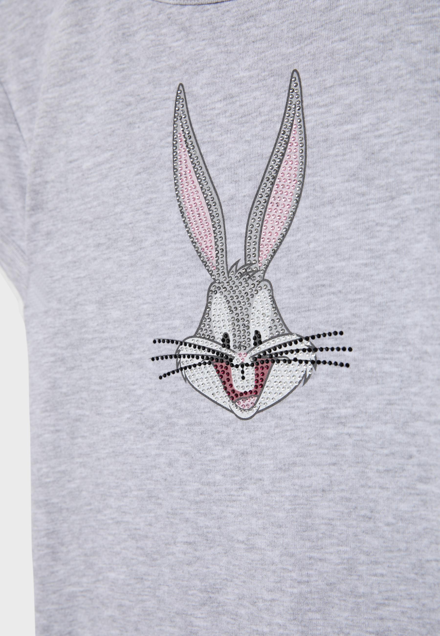 Bugs Bunny short sleeve T-shirt — Grey melange