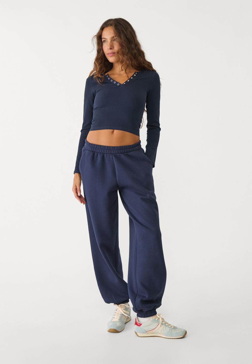 Pantaloni jogger fini