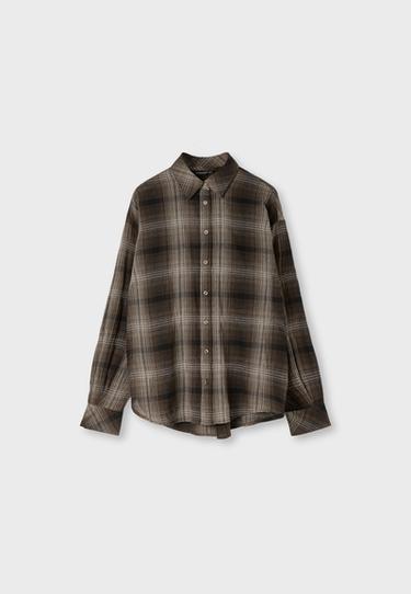 Adjustable regular shirt — Brown 7