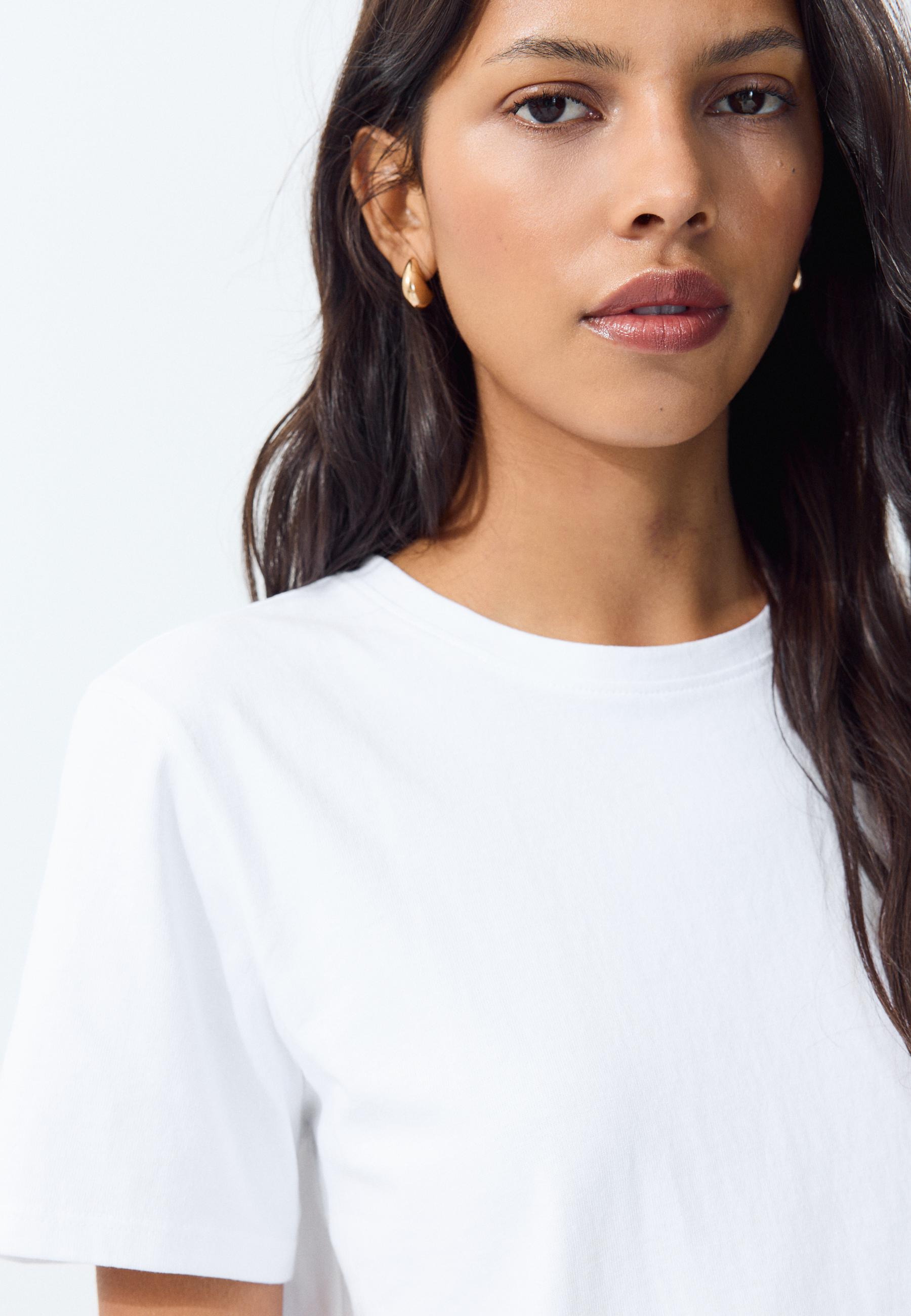 Short sleeve T-shirt — Ecru