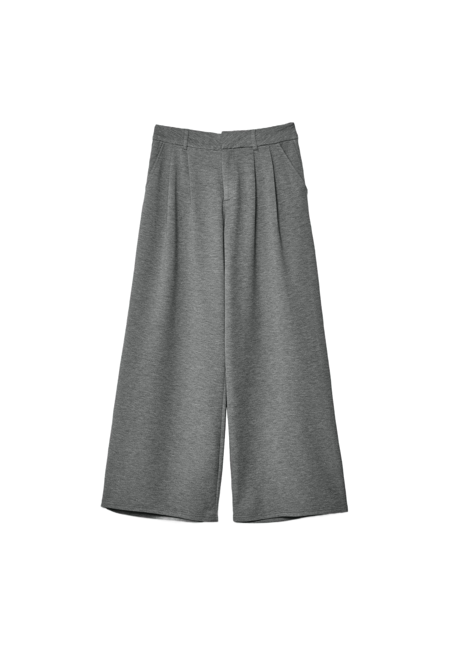 Soft-touch smart trousers — Dark grey