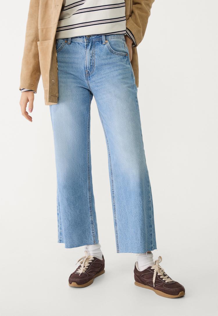 d96 jeans straight cropped