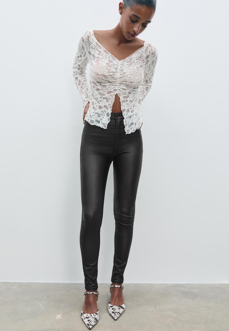 pantalon coating super high waist