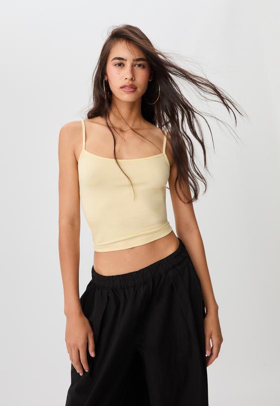 strappy polyamide top