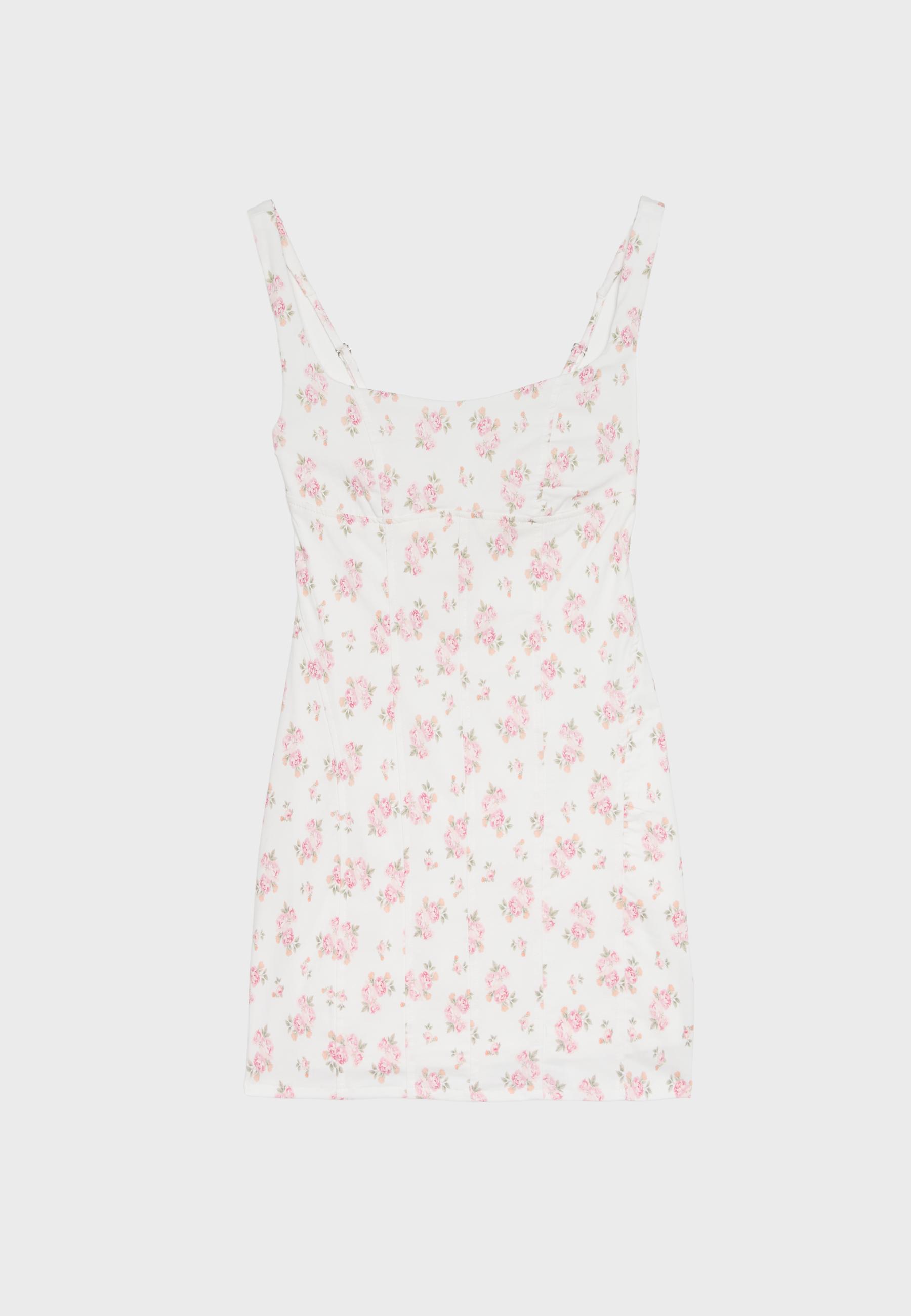 Short bodice dress — Pale pink