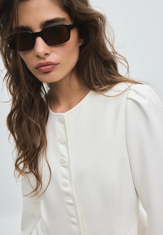 peplum blazer