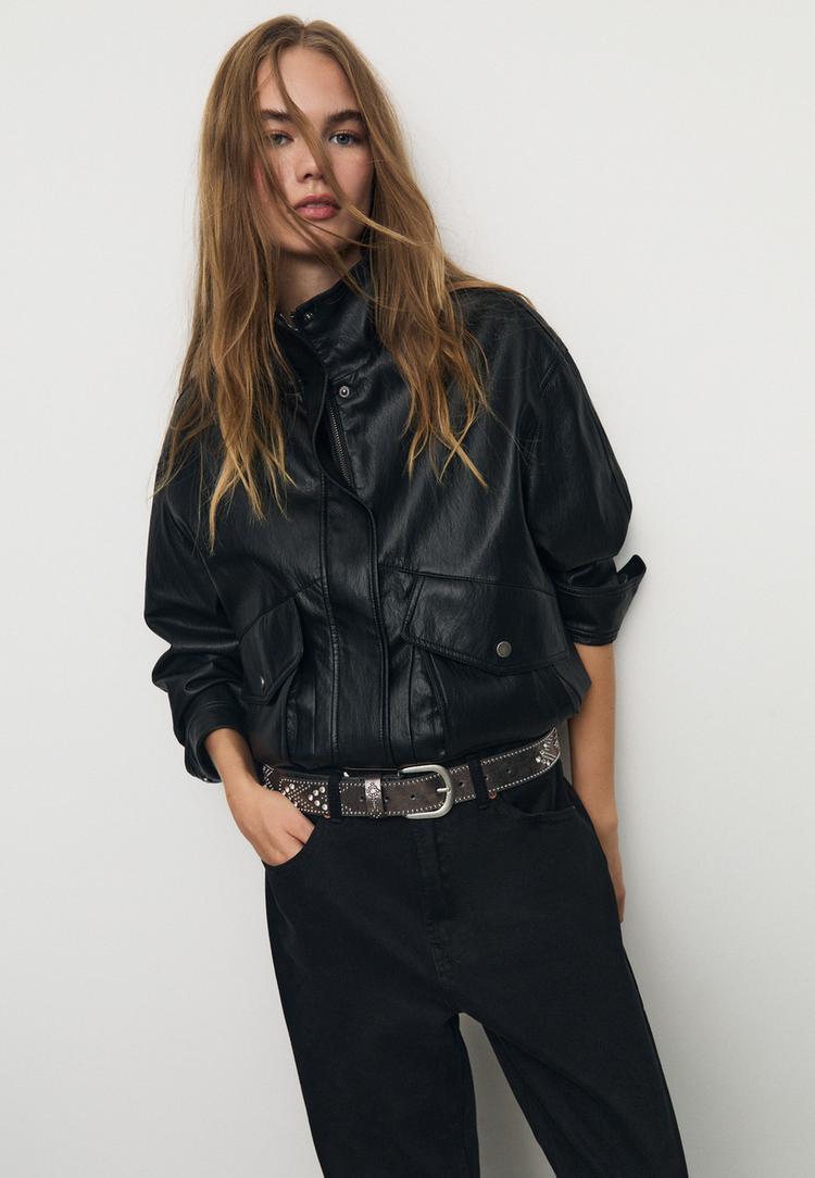 cinturon tachas brillos