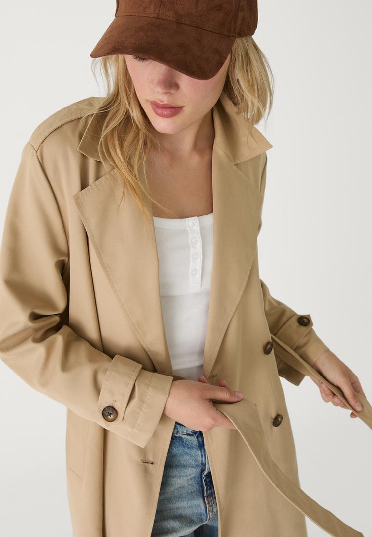 trench fluido largo