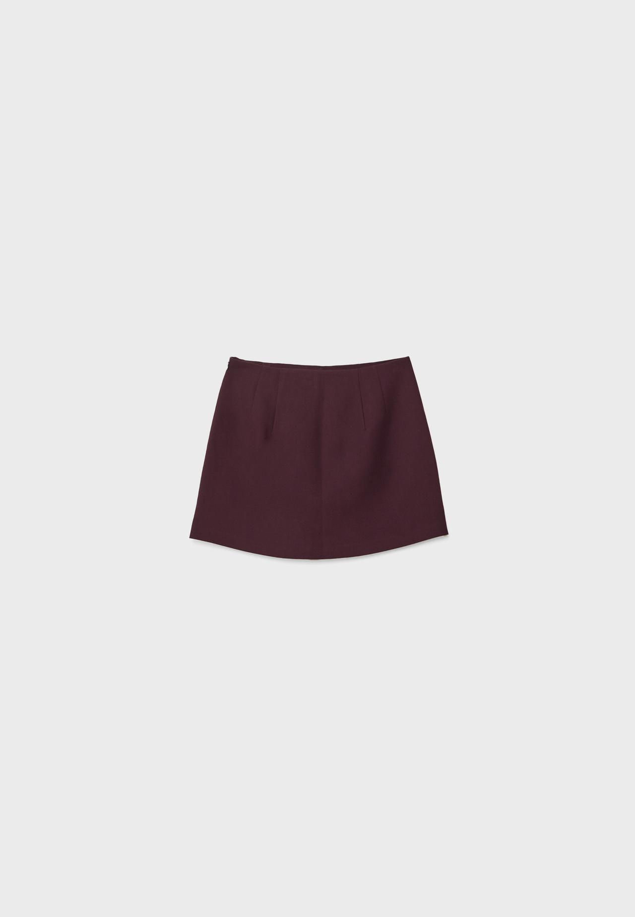 Side split skort — Purple