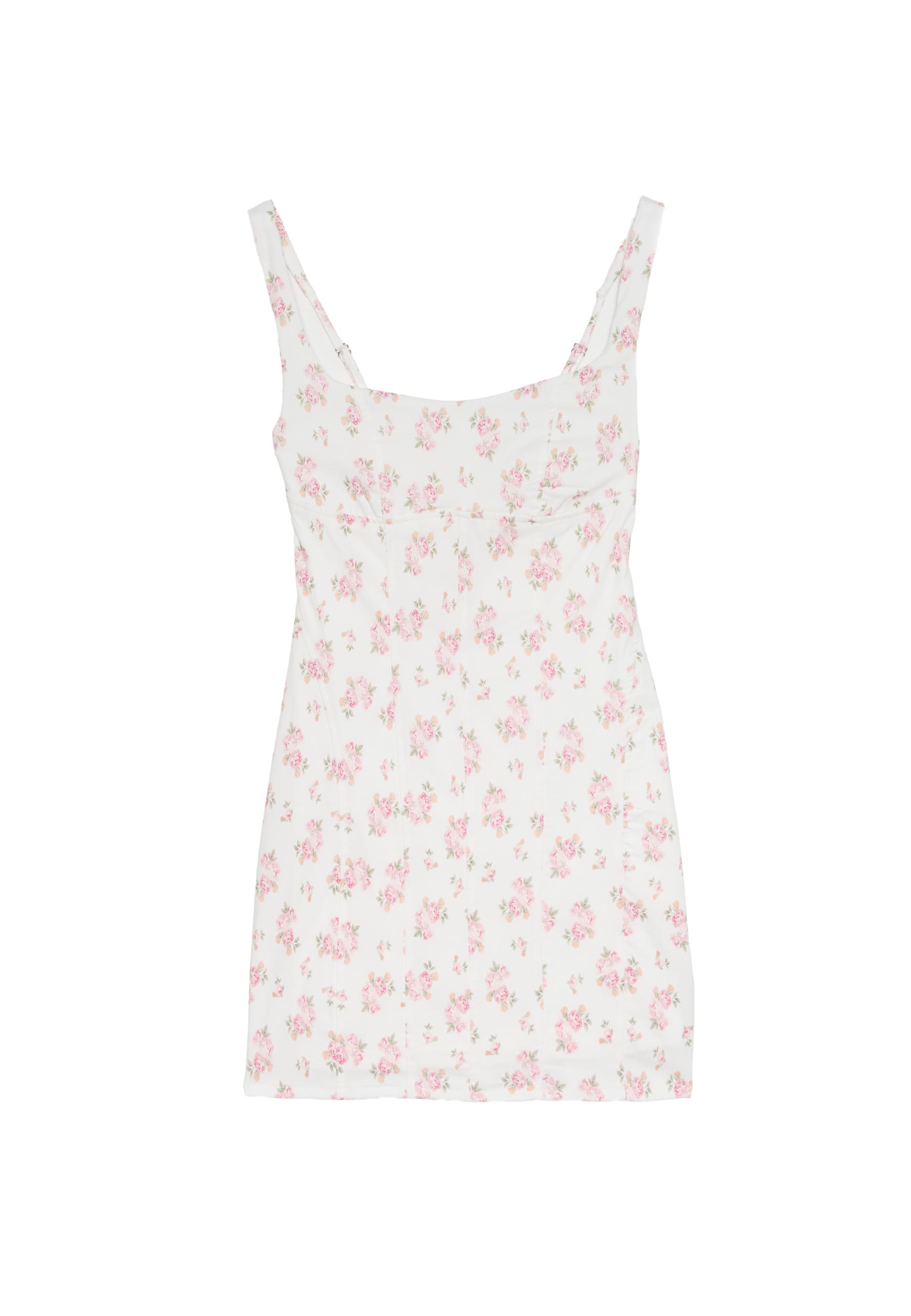 Short bodice dress — Pale pink