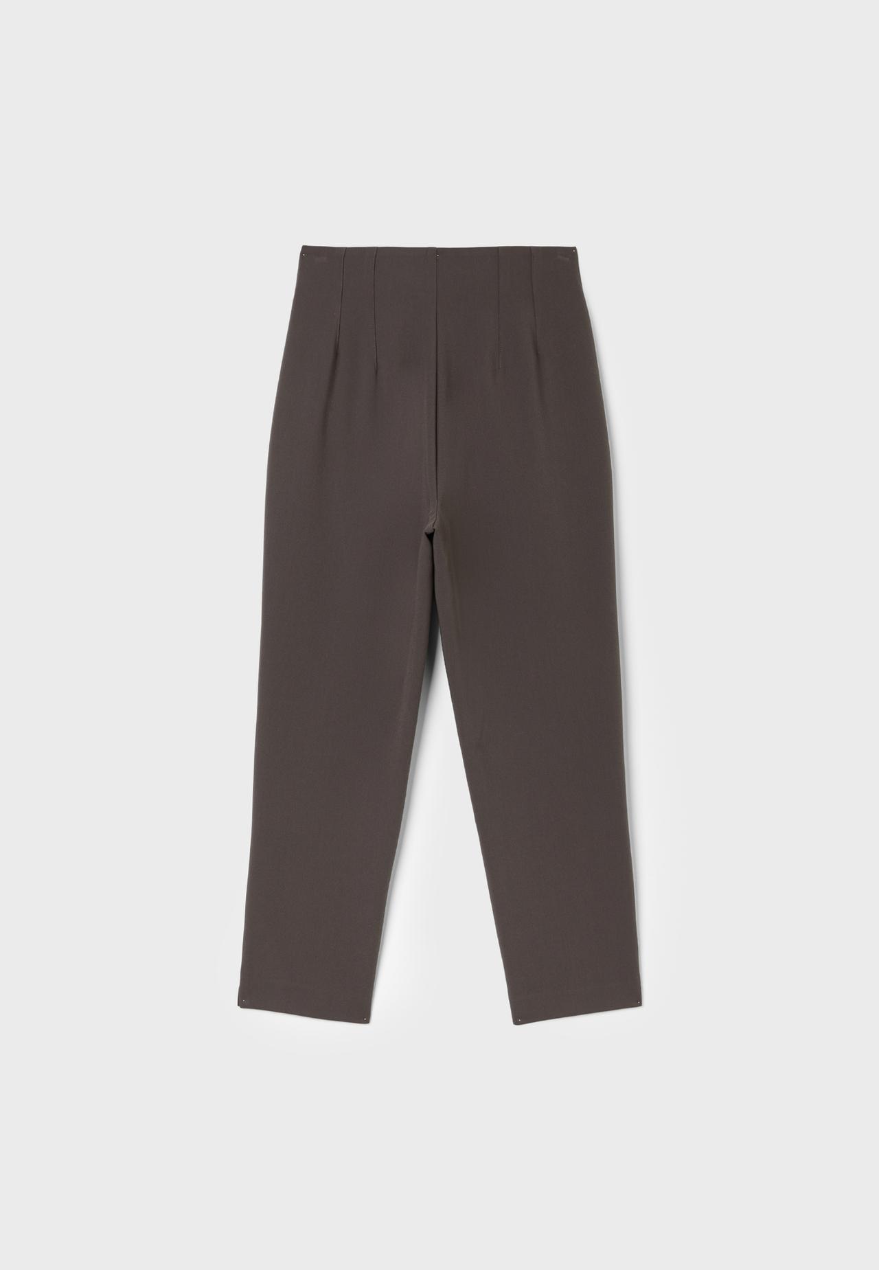 Darted smart trousers — Brown