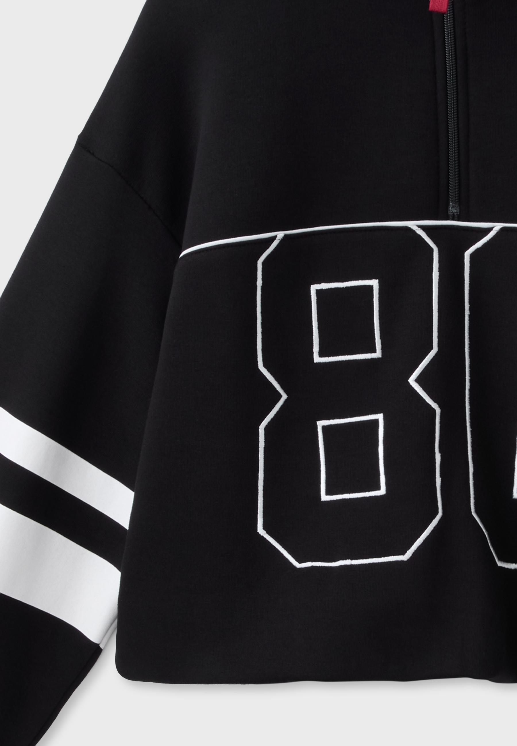 Graphic balloon sweatshirt — Black