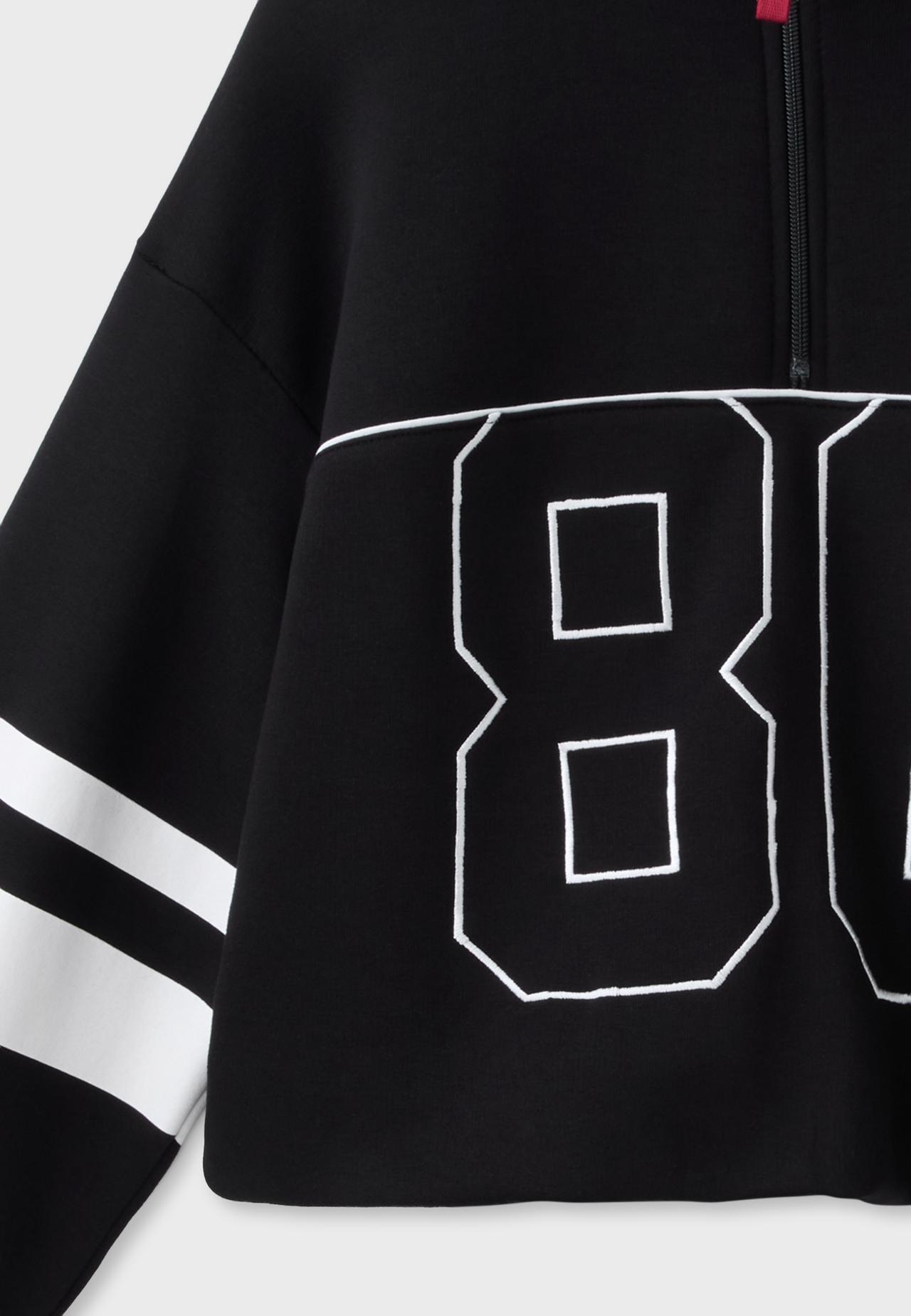 Graphic balloon sweatshirt — Black