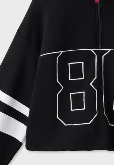 Graphic balloon sweatshirt — Black 9