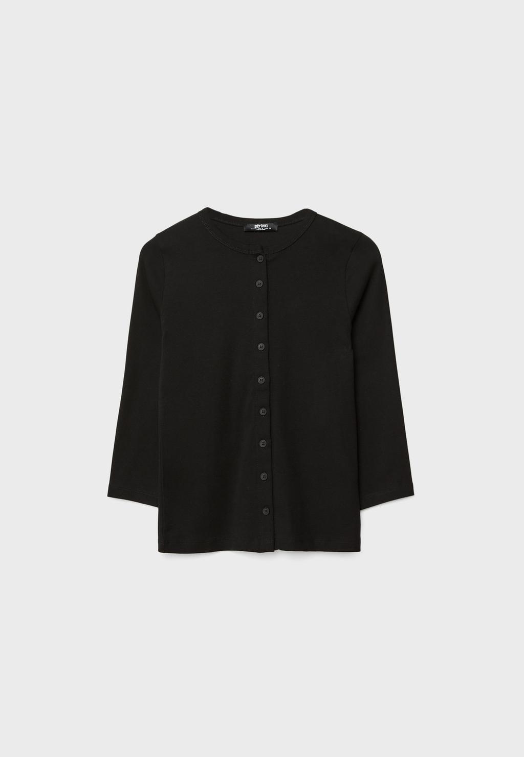 Blouse with buttons