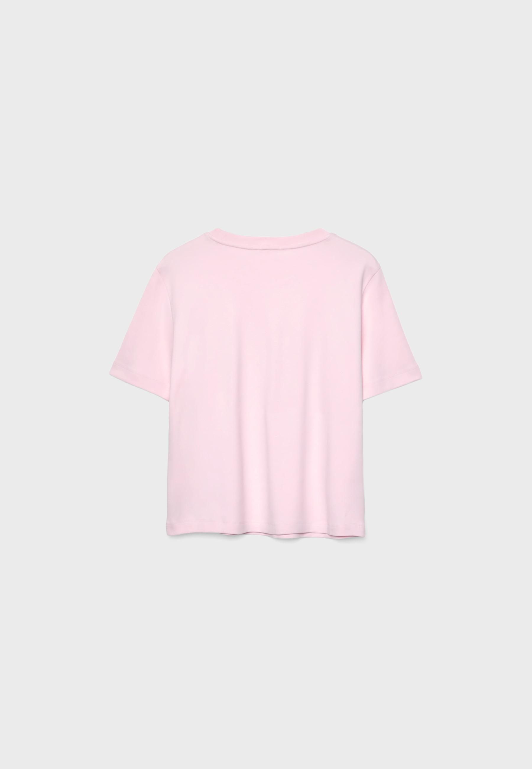 Basic regular fit kalın tişört - Görsel 8