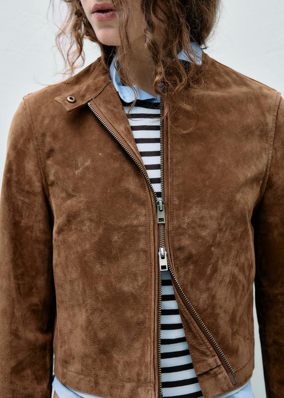 cazadora motera 100 piel