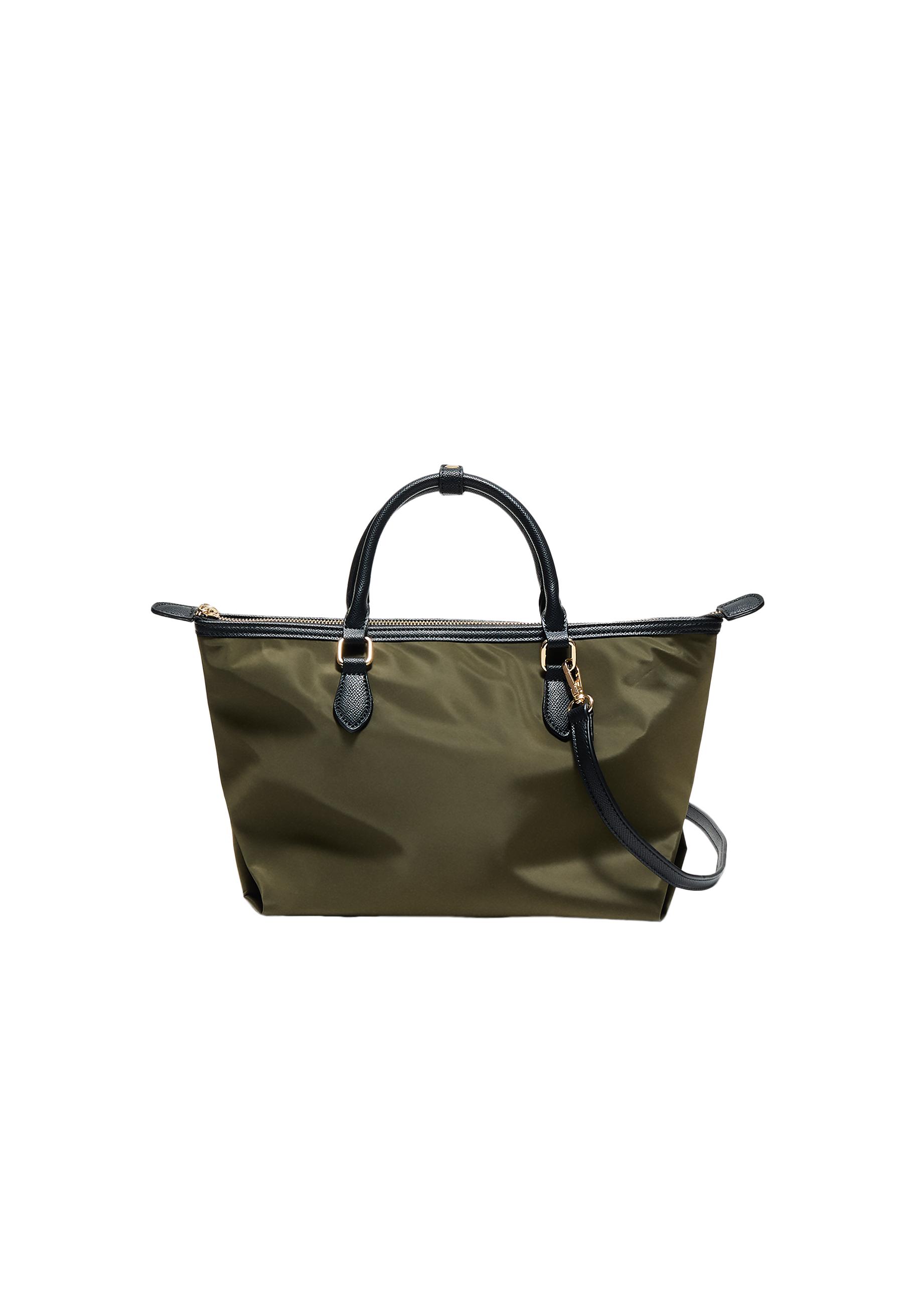 Zipped crossbody bag — Khaki