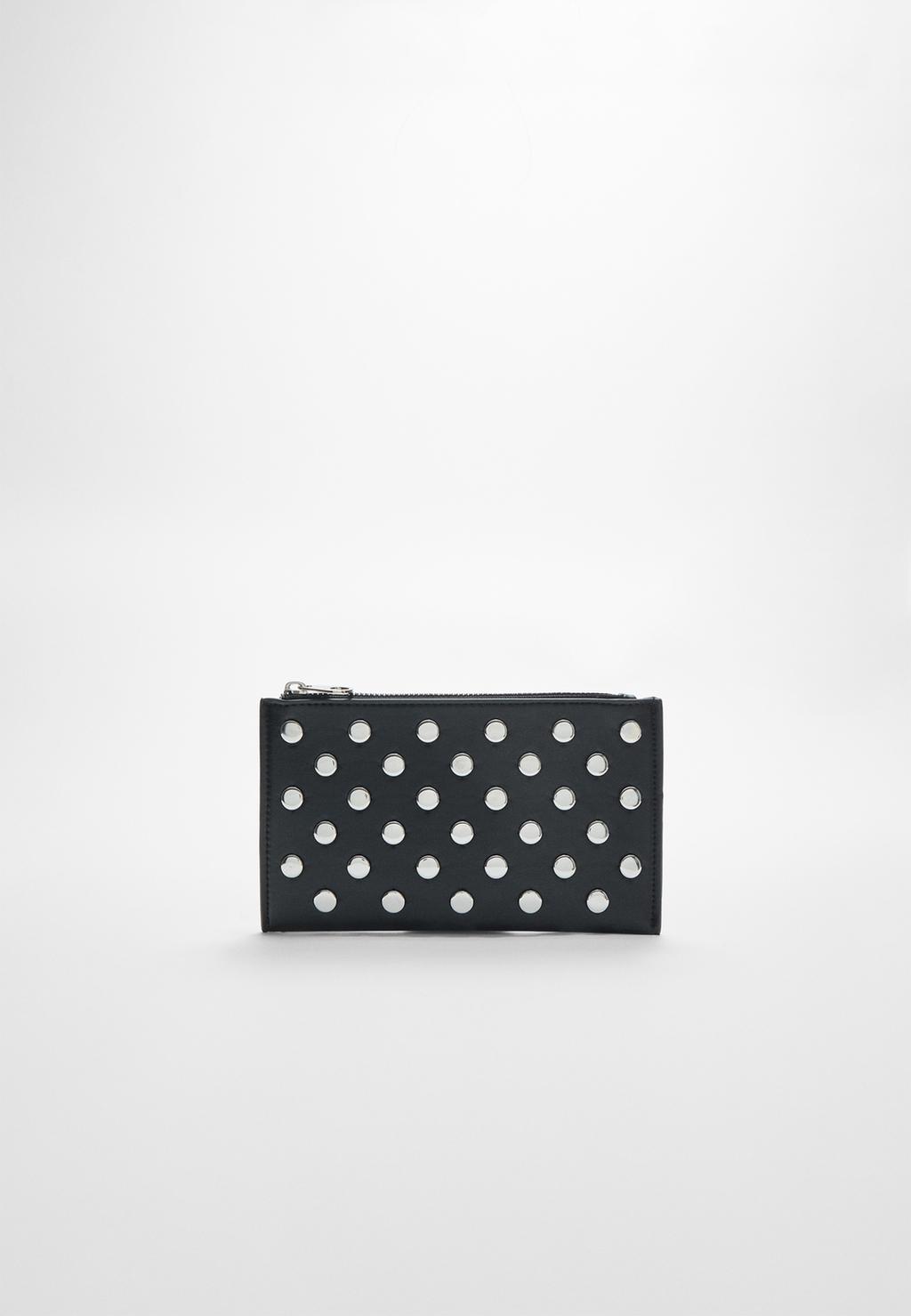 Studded toiletry bag