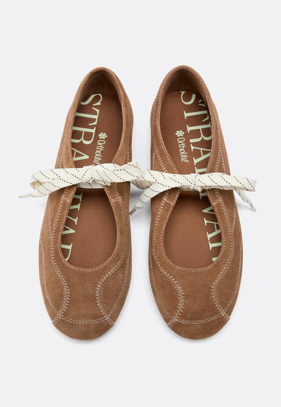 Deri fiyonklu sneakerina - Görsel 2