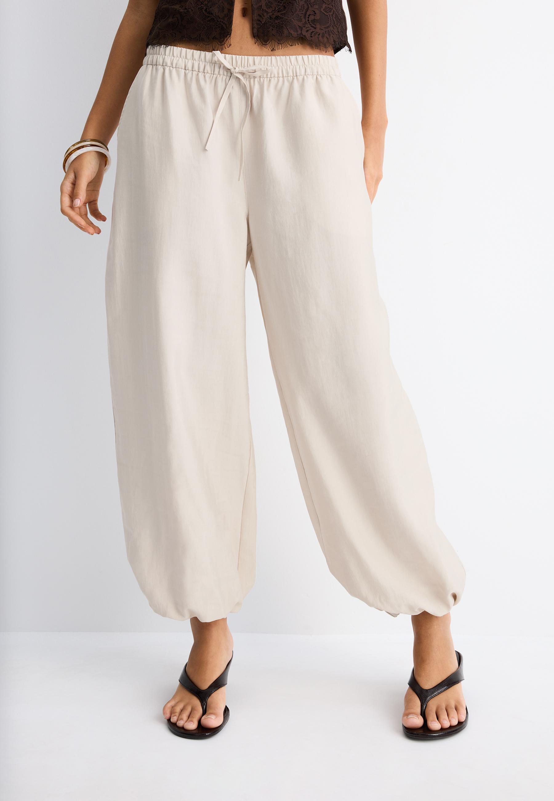 Lyocell sarouel trousers — Ice