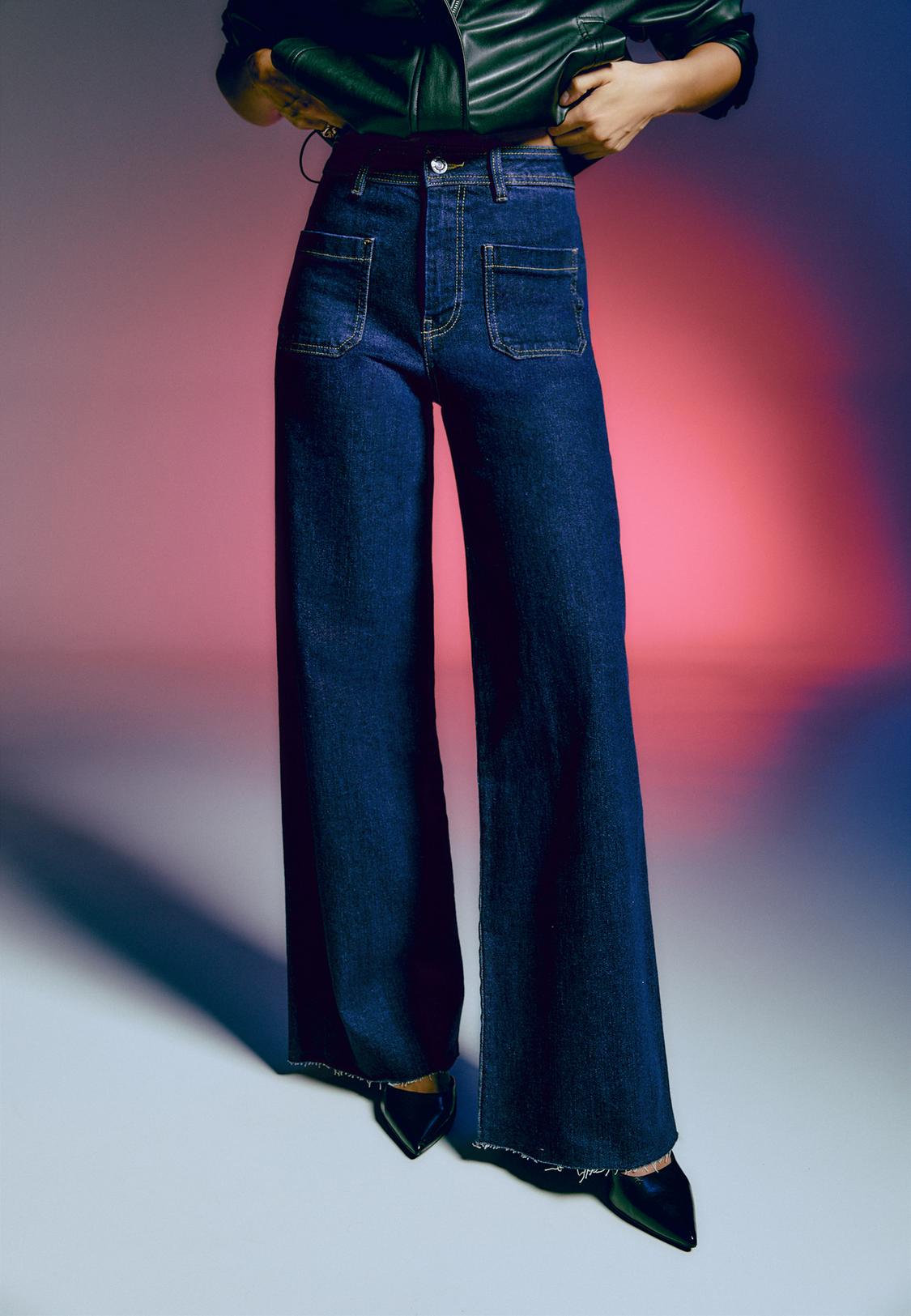 Straight-fit jeans with pockets Women's fashion Stradivarius